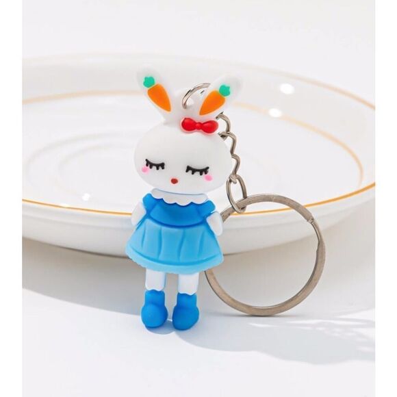 Cartoon Rabbit Keychain  - Picture 1 of 4